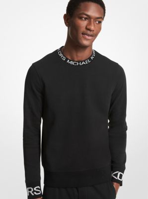 Logo Tape Cotton Blend Sweater | Michael Kors