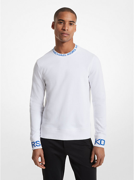 Logo Tape Cotton Blend Sweater image number 0