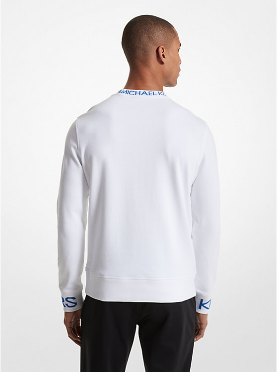 Logo Tape Cotton Blend Sweater image number 1