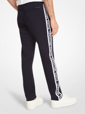 Buy Michael Kors Logo Tape Scuba Joggers, Black Color Men