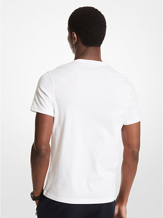Camo Aviator Print Cotton T-Shirt image number 1