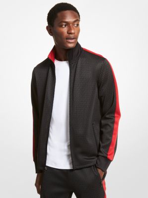 Logo Stretch Knit Track Jacket | Michael Kors