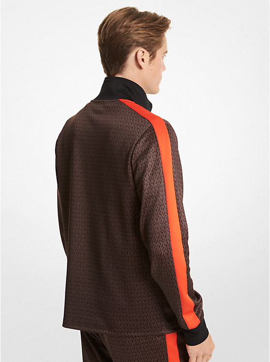 Veste de survêtement en tricot extensible à logo image number 1