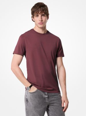 MK T-Shirt Aus Baumwolle - Rot