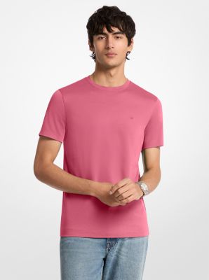 MK T-Shirt Aus Baumwolle - Rosa