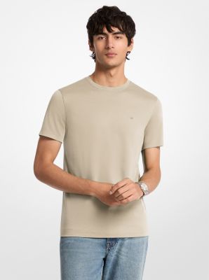 MK T-Shirt Aus Baumwolle - Grau