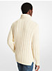 Cable Merino Wool Turtleneck Sweater image number 1