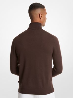 Merino Wool Turtleneck Sweater