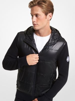 MixedMedia Hooded Jacket Michael Kors Canada