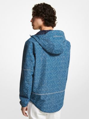 Graphic Logo Woven Hooded Jacket