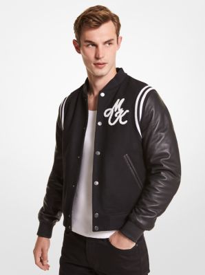 Embossed Monogram Leather Jacket - Ready to Wear