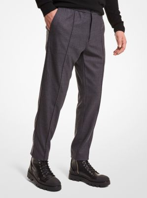 Stretch Wool Flannel Pants | Michael Kors