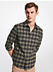 Slim-Fit Plaid Cotton Flannel Shirt image number 0