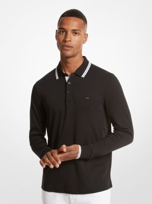 Greenwich Cotton Polo Long-Sleeve Shirt image number 0