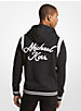 Embroidered Jersey Zip-Up Hoodie image number 1