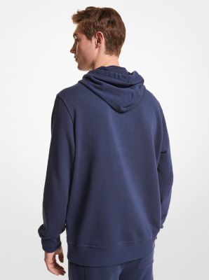 Michael kors mixed print cotton store terry hoodie