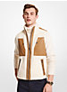 Sherpa and Faux Leather Vest image number 0