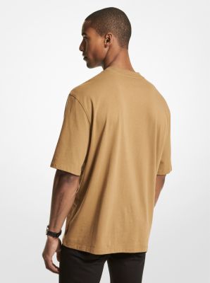 Embroidered Logo Cotton T-Shirt | Michael Kors [US]