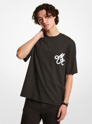 Embroidered Cotton T-Shirt | Michael Kors