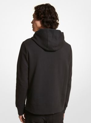 Drip Logo Cotton Blend Hoodie | Michael Kors