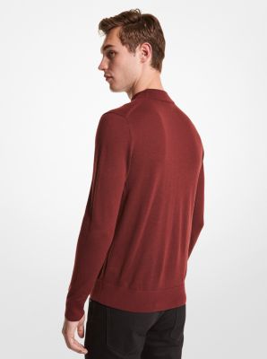 Merino Wool Mock Neck Sweater image number 1