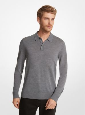 Merino Wool Polo Sweater image number 0