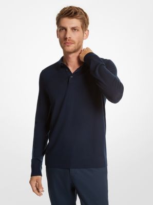 Merino Wool Polo Sweater image number 0