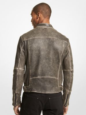 Michael kors best sale men's racer jacket