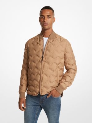 Michael kors shearling hot sale bomber jacket