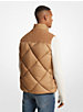Corduroy and Quilted Nylon Vest image number 1