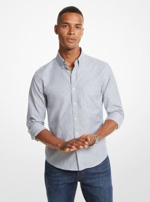 Striped Stretch Cotton Shirt image number 0