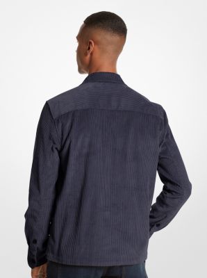 Giacca a camicia in velluto a coste image number 1