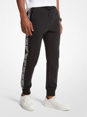 Logo Tape Cotton Blend Joggers | Michael Kors