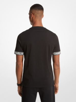 Logo Tape Cotton T-Shirt | Michael Kors