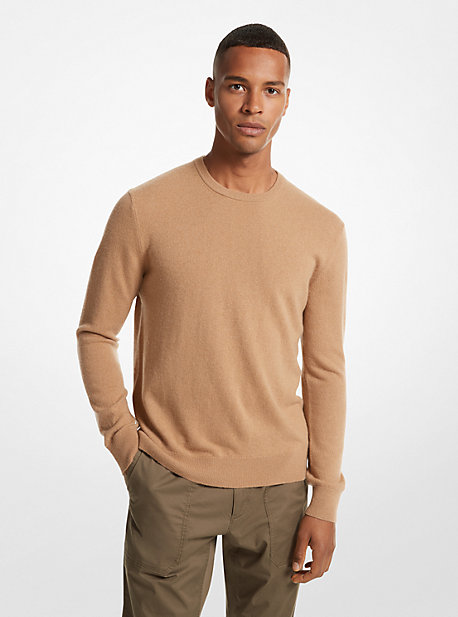 Michael Kors Cashmere Sweater In Brown