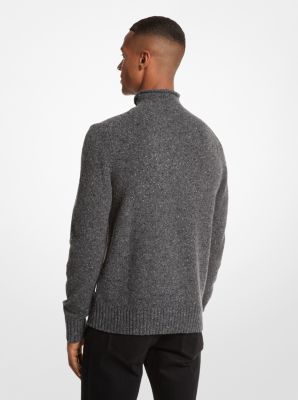 Recycled Wool Blend Roll Neck Sweater Michael Kors Canada