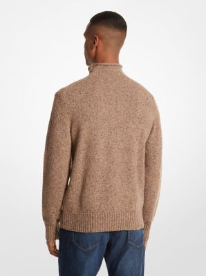 Recycled Wool Blend Roll-Neck Sweater