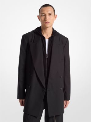 Michael kors black blazer best sale