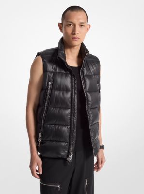 Nylon Quilted Puffer Vest image number 0