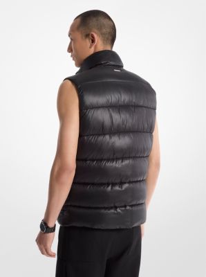 Nylon Quilted Puffer Vest image number 1