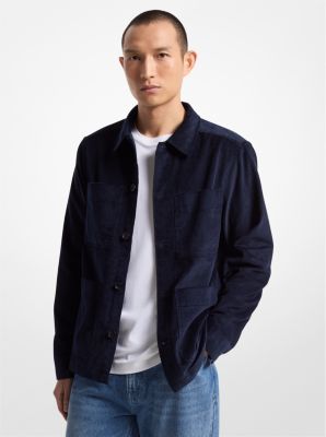 Oversized Corduroy Chore Jacket image number 0