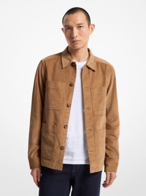 Veste de corvée surdimensionnée en velours côtelé