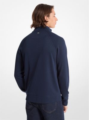 Ribbed Cotton Blend Knit Jacket image number 1