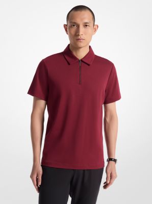 Cotton Half Zip Polo Shirt Michael Kors