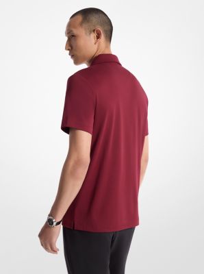 Cotton Half-Zip Polo Shirt image number 1