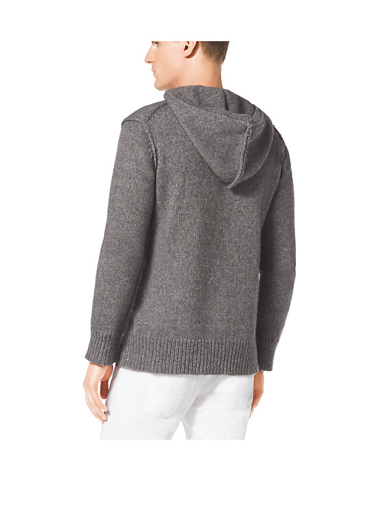 Hooded Wool-Blend Sweater | Michael Kors
