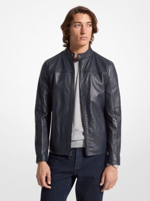 Leather Racer Jacket image number 0