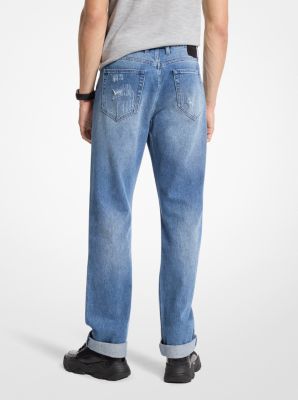Finn Distressed Denim Jeans