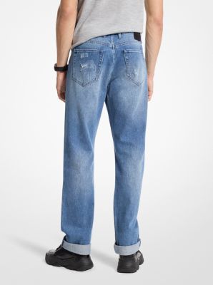 Finn Distressed Denim Jeans image number 1