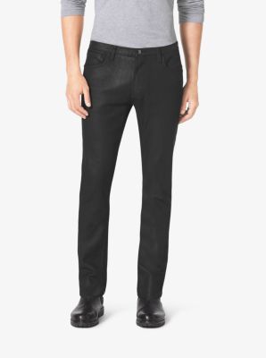 Slim-Fit Waxed Jeans | Michael Kors